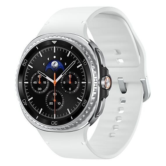 Galaxy Watch8 Classic | 46 мм | 4G LTE | Black | Sport/White | M/L, Размер: 46 мм, Цвет: Black, Тип ремешка: Sport, Цвет ремешка: White, Размер ремешка: M/L, Подключение часов: Bluetooth / Wi-Fi + 4G LTE